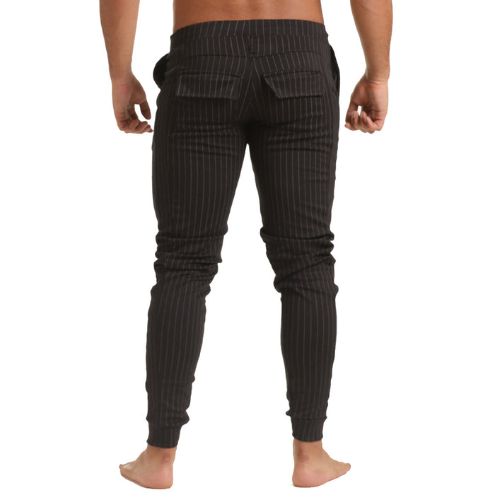 Casual Black Sportpants vista posterior de Gigo Underwear