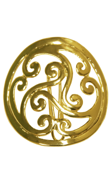 Celtic Rainbow Gold Ponytail Wrap Set – 12" Festival Hair Accessory Hair Hook