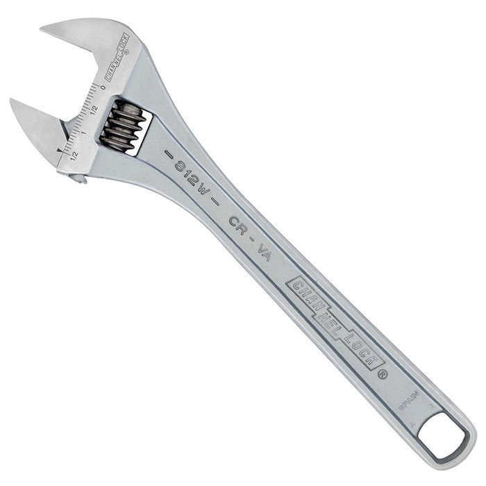 Channellock® 812W Adjustable Wrench, 12", 1/Each