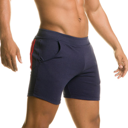 Chari Blue Short vista frontal de Gigo Underwear
