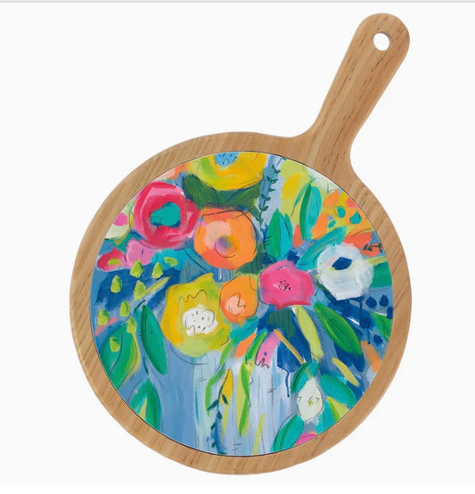 Cheerful Blossoms Cheeseboard