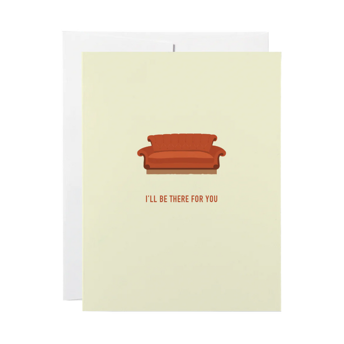 CLASSY CARDS Greeting Card - COUCH - FRIENDS