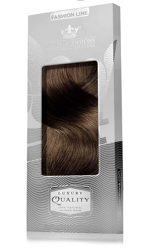 CLIP-IN EXTENSIONS LUXURY  Chocolate Roast Brown