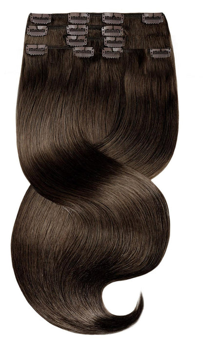 CLIP-IN EXTENSIONS LUXURY  Chocolate Roast Brown