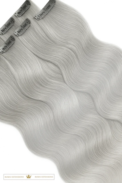 Clip-In Extensions Diamond Line Silver Blonde | Rubin