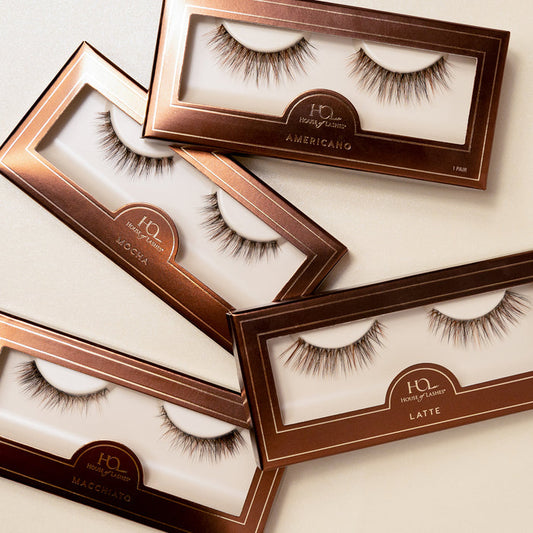 Four Coffee Collection false eyelashes for the custom 3-pack.
