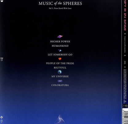 Coldplay Music Of The Spheres Back