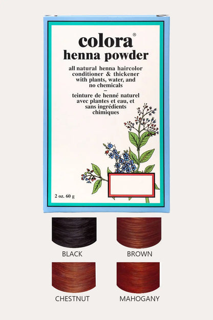 COLORA HENNA NATURAL HENNA POWDER COLORA HENNA