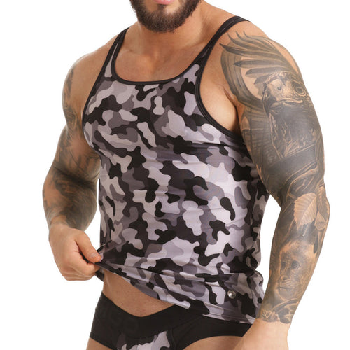Combat Gray Tank de Gigo Underwear