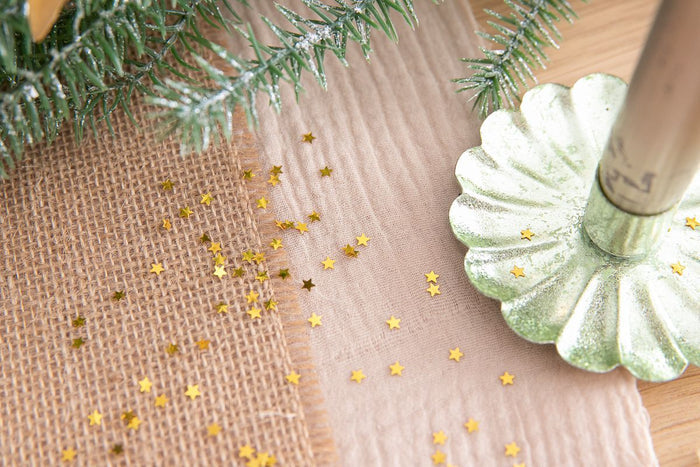 Le petit Souk - Confetti - Metal Golden Star 60g - Lifestyle Cut