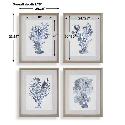 Coral Framed Wall Art