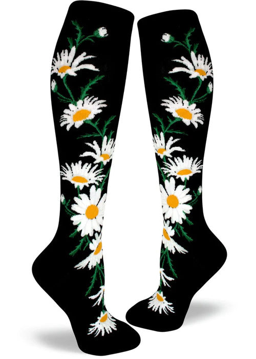 Crazy for Daisies Knee Socks
