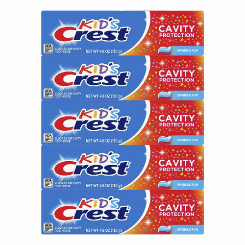 Crest Kids Toothpaste, Sparkle Fun 4.6 oz- 5 pack