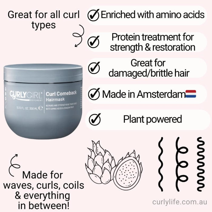 Curly Girl Movement Curl Comeback Repair Mask