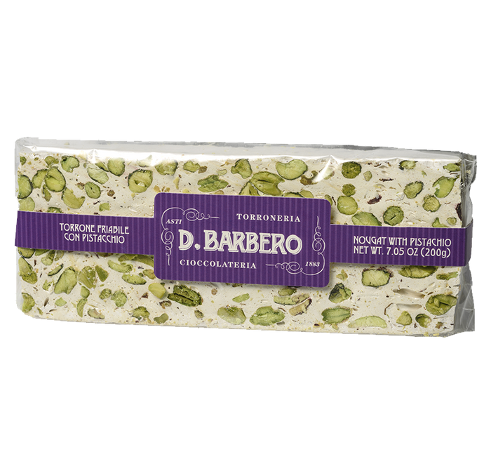 D. Barbero Crumbly Torrone with Pistachio 200gr