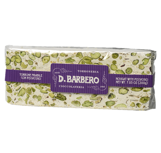 D. Barbero Crumbly Torrone with Pistachio 200gr