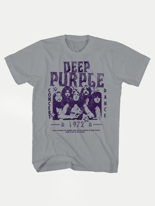 Deep Purple - Concert 72 T-Shirt | Grey-Image 1