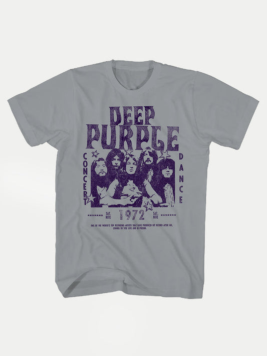 Deep Purple - Concert 72 T-Shirt | Grey-Image 1