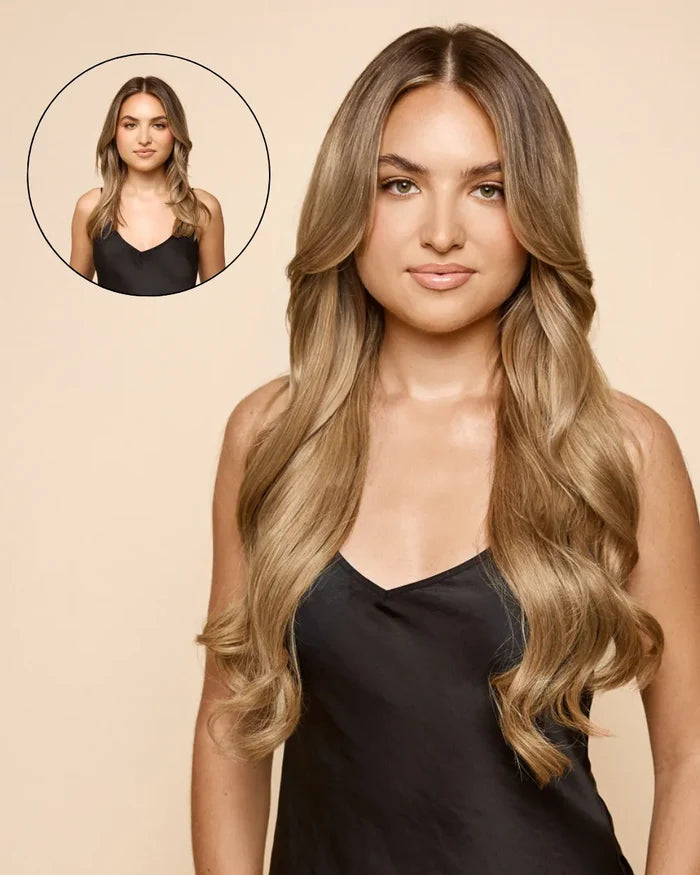 Dirty Blonde (9/19C) 20" Single Weft - Clip-Ins