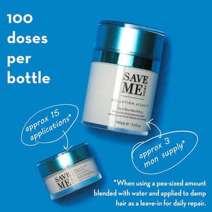 DISCONTINUED - POLLUTION ASSAULT Tip to Root Hair Reboot 0.5 fl oz | Save Me From