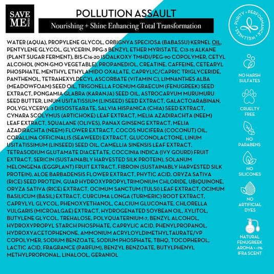 DISCONTINUED - POLLUTION ASSAULT Tip to Root Hair Reboot 0.5 fl oz | Save Me From
