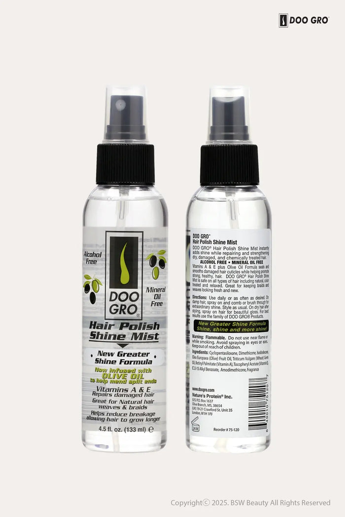 DOO GRO HAIR POLISH SHINE MIST 4.5oz - BSW BEAUTY CANADA