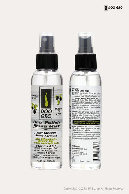 DOO GRO HAIR POLISH SHINE MIST 4.5oz - BSW BEAUTY CANADA