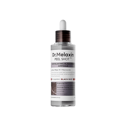 Dr. Melaxin Peel Shot Exfoliating Black Rice Ampoule 80ml - Beauty Tribe