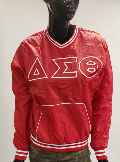 Delta Windbreaker Pullover Red.jpg