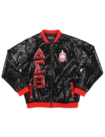DST Satin Sequin Jacket
