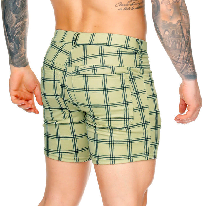 Dynasty Olive Short vista posterior de Gigo Underwear