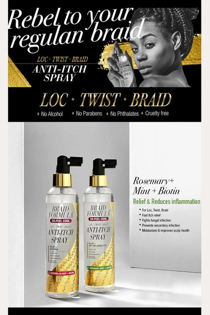 EBIN DR. FEEL COOL ANTI-ITCH SPRAY - ROSEMARY MINT+BIOTIN 8.5oz - BSW BEAUTY CANADA