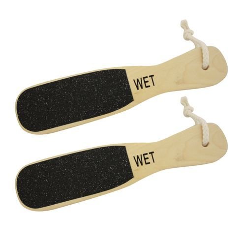 Eden Wooden Pedicure Files Dual-Sided Wet/Dry Nails # HM79 - Dozen - Palms Fashion Inc.