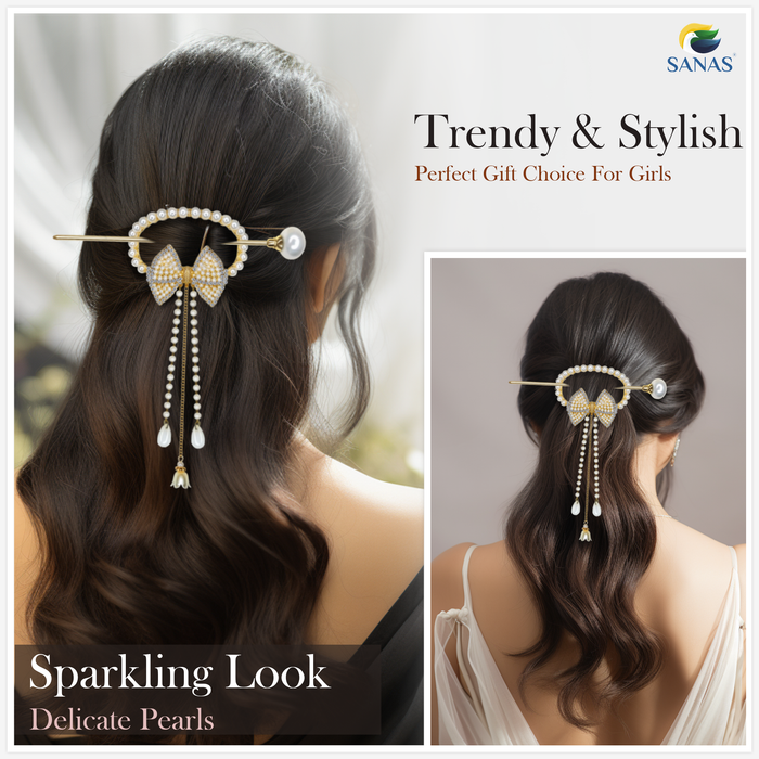 Bridal Pearl Hair Accessories for Women