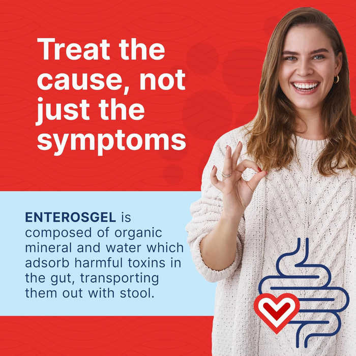 ENTEROSGEL Toxin Binding Gel for Cleansing the Gut 90g (T)