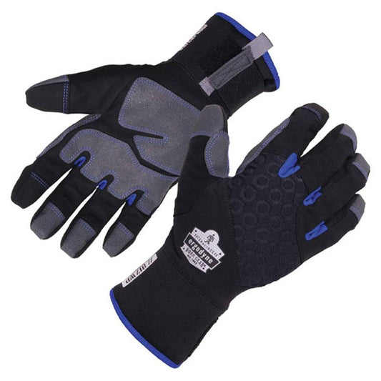 Ergodyne® ProFlex® 817WP Reinforced Thermal Waterproof Winter Gloves, 2X-Large, Black, 1/Pair