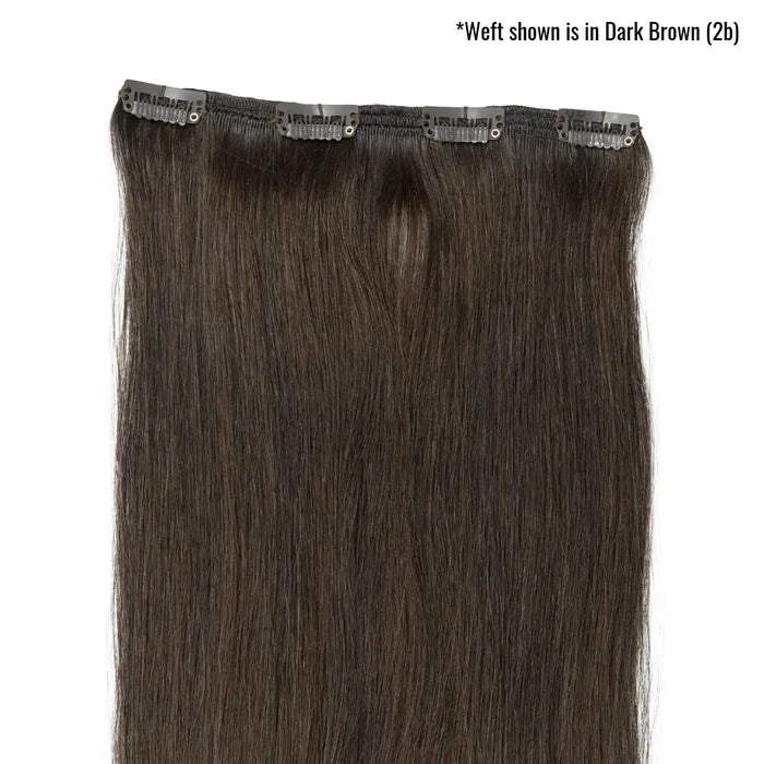 Espresso (2) 20" Single Weft - Clip-Ins
