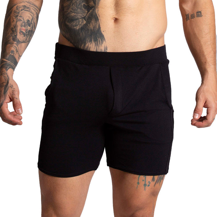 F Fetish Black Short vista frontal de Gigo Underwear