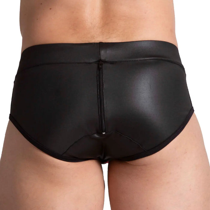 F Fetish Red Brief vista posterior de Gigo Underwear