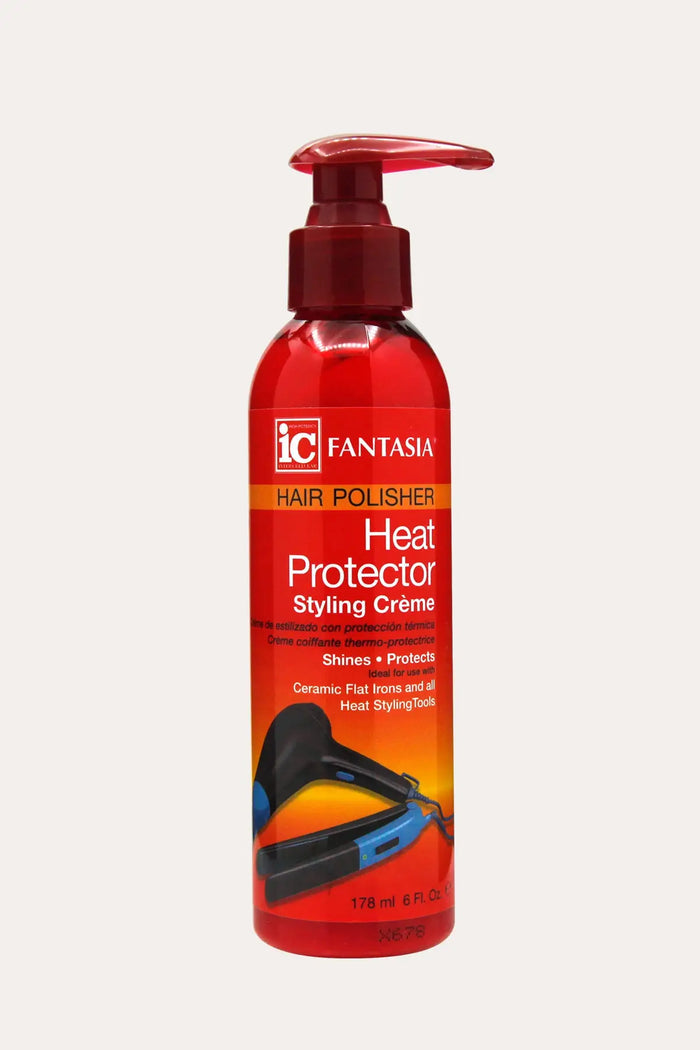 FANTASIA IC HAIR POLISHER HEAT PROTECTOR STYLING CREAM 6oz - BSW BEAUTY CANADA