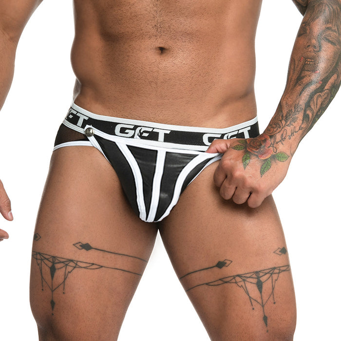 Fetiche White Brief Jockstrap de Gigo Underwear