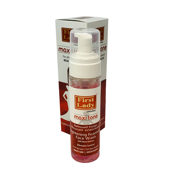 First Lady Maxi Tone Lightening Self-Foaming Face Wash - Elysee Star