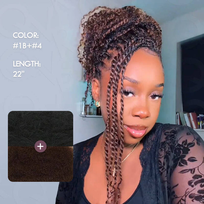 dark brown afro kinky bulk for twist braiding