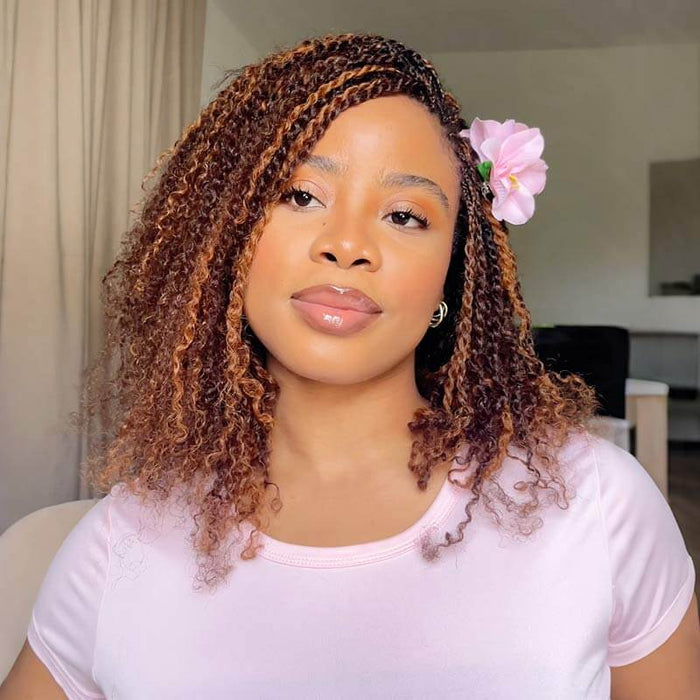 Flash Sale|QVR #4+#30 Two Colors Afro Kinky Bulk Human Hair