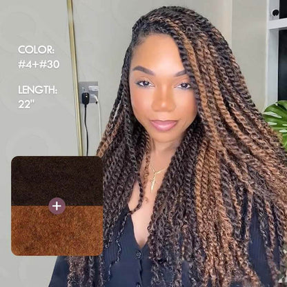 #4+#30-22inches-afro kinky bulk