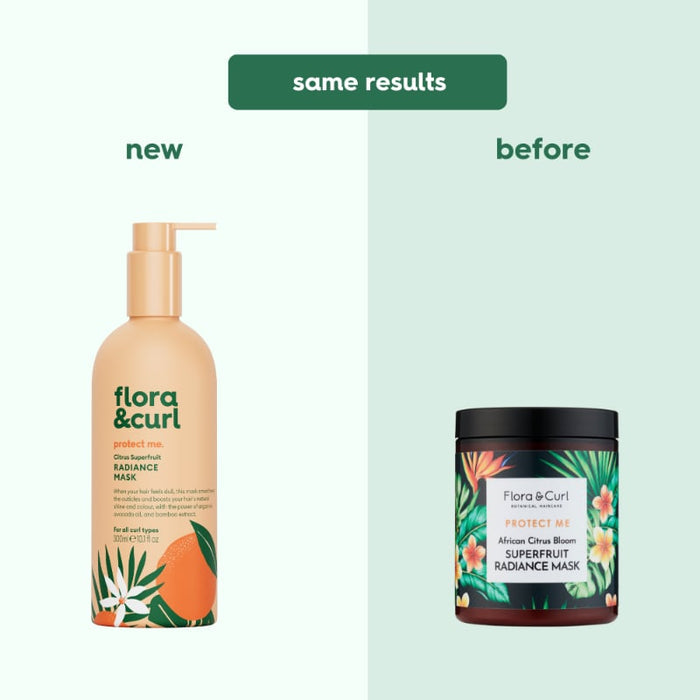 Flora & Curl Citrus Superfruit Radiance Mask