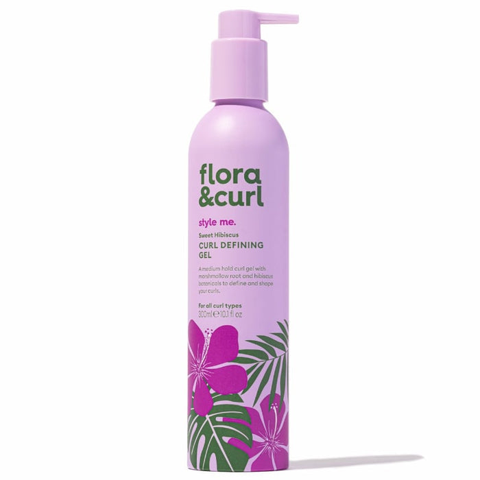 Flora & Curl Sweet Hibiscus Curl Defining Gel, curl defining gel