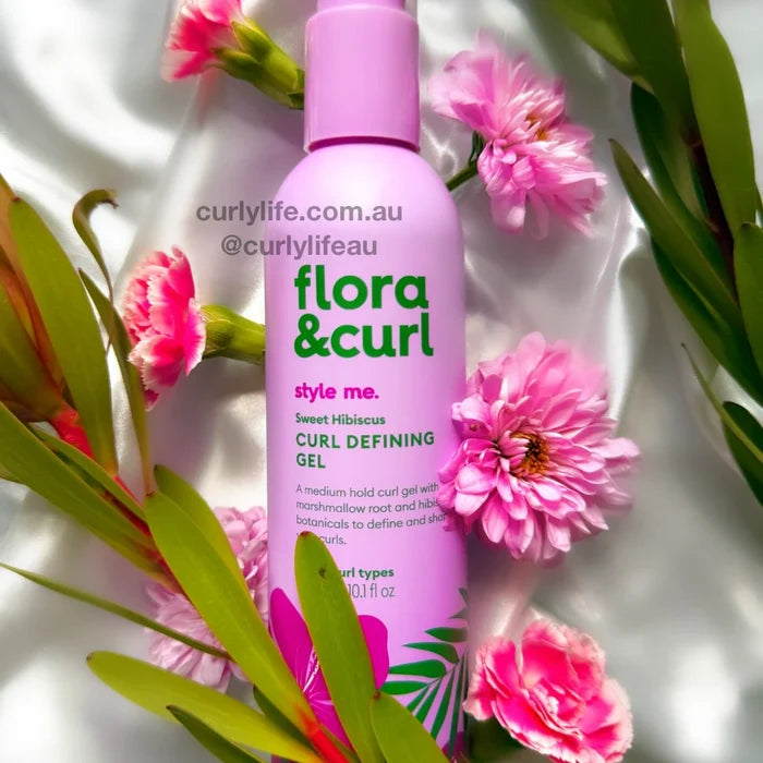 Flora & Curl Sweet Hibiscus Curl Defining Gel, curl gel for a cast you can scrunch out soft