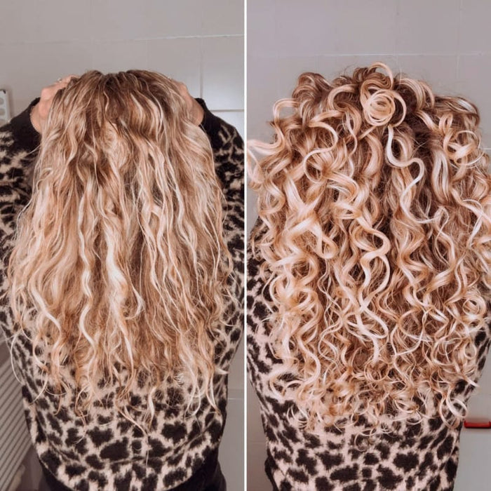 Flora & Curl Sweet Hibiscus Curl Volumizing Foam, stocked at Curly Life, Australia's curly hair specialists