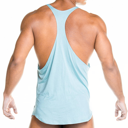 Forever Blue Ligth Tank vista frontal de Gigo Underwear
